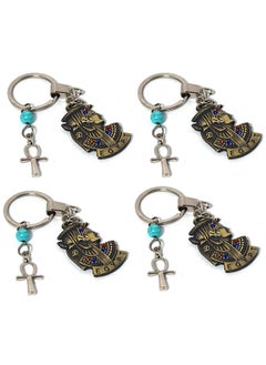 4 pieces Burnt Yellow with ankh key