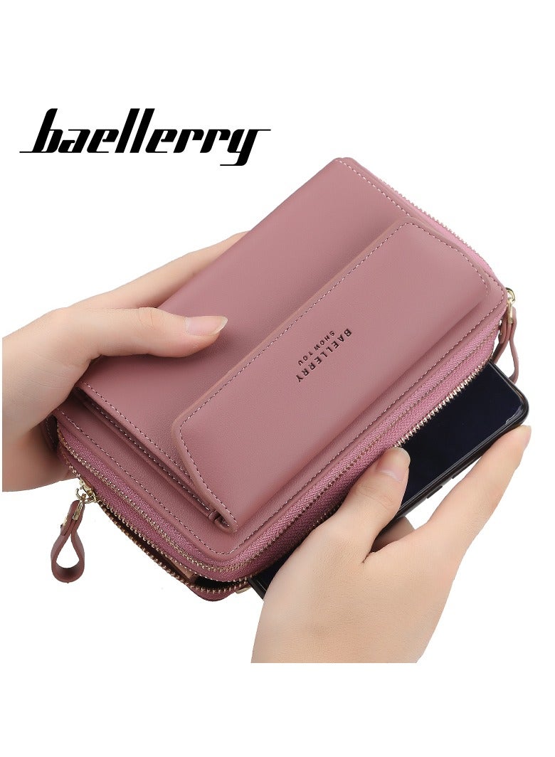 Baellery Women's cross body clutch - dark pink - Image 4