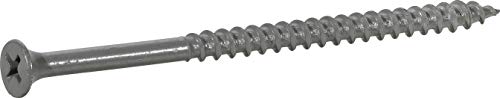 Fas-n-Tite FasnTite 25 Pcs Exterior Deck Screws 10 x 312 Phillips Drive Decking Screws for Exterior Wood Gray Ceramic Coated Rust Resistant Fasteners for Decking Fencing Treated Lumber - Image 1