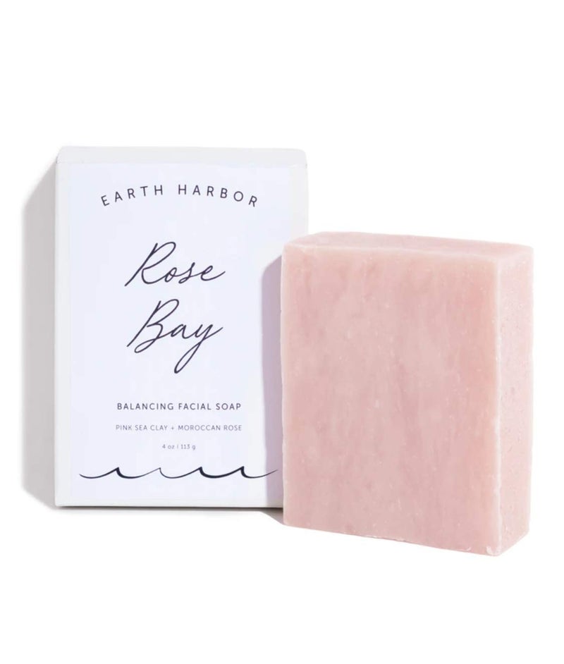 Earth Harbor | ROSE BAY Balancing Facial Soap | Gentle & Sensitive | Australian Pink Clay | Synthetic-Free + Zero-Waste - Image 1