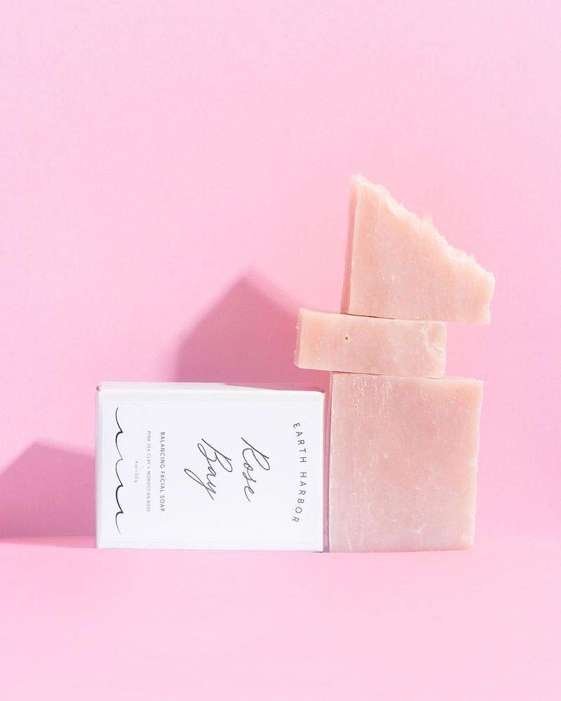 Earth Harbor | ROSE BAY Balancing Facial Soap | Gentle & Sensitive | Australian Pink Clay | Synthetic-Free + Zero-Waste - Image 5
