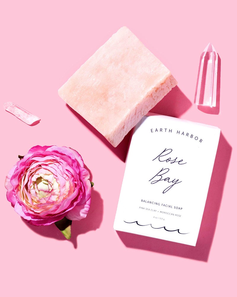 Earth Harbor | ROSE BAY Balancing Facial Soap | Gentle & Sensitive | Australian Pink Clay | Synthetic-Free + Zero-Waste - Image 3