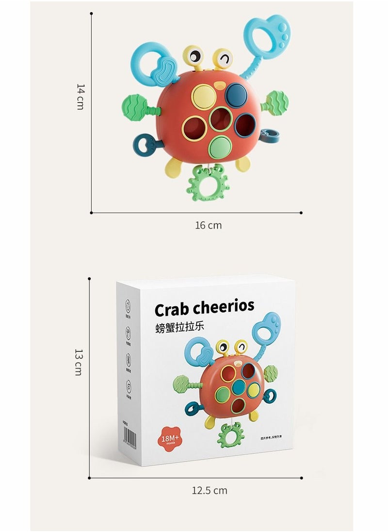 Y&D - Toddler Montessori Toys Sensory Fine Motor Skills for Kids Crab Educational Learning Birthday Boys Girl Gifts - Image 1