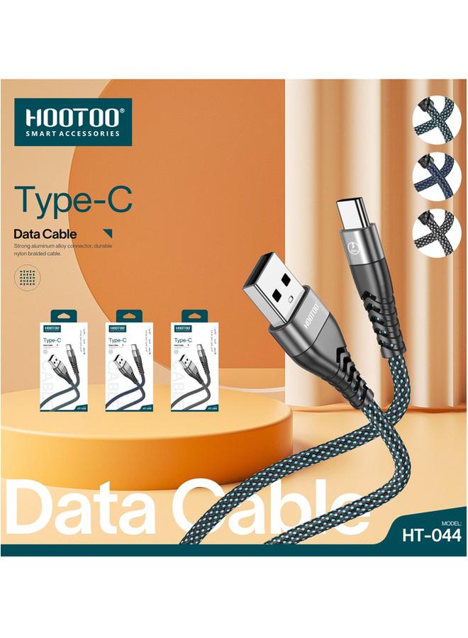 HooToo Type C Data Cable Strong Aluminum Alloy Connector Durable Nylon Braided Cable High Speed Data Transmission Cale  - Image 2