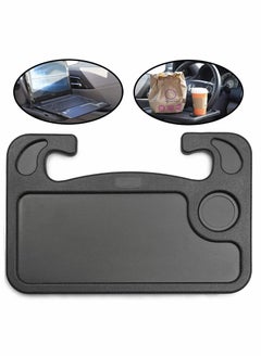 Y&D 2 in 1 Car Tray Table, Steering Wheel Desk, Laptop and Cup Holder for Car, Accessories, Trays Eating, Multifunctional Main Driver Card Food Drive Travel  - Image 1