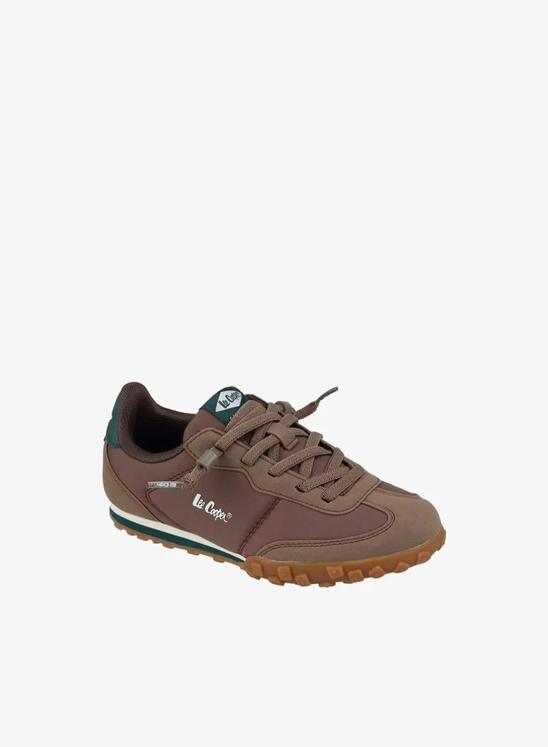 لي كوبر Boys Lace-Up Ankle Sneakers