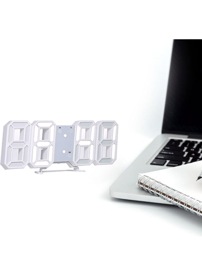 Alyashmac 3D LED Digital Clock white 29.00x4.50x10.00cm - Image 5