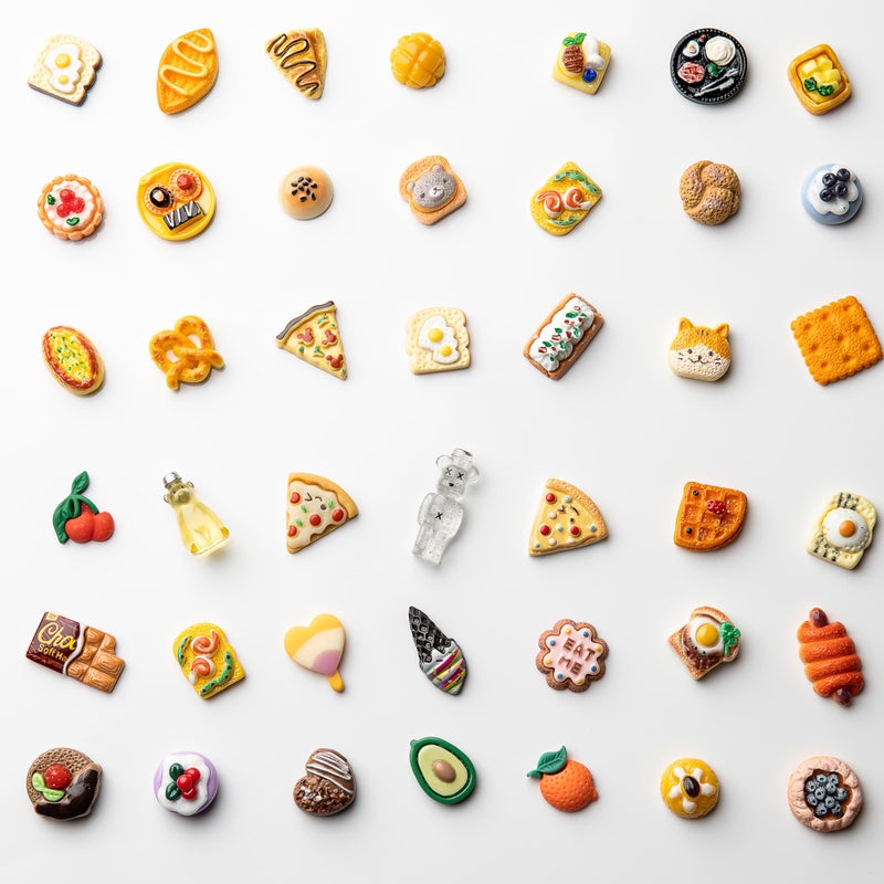 LEEXINLUU-30 PCS Mini Slime Charms Set - Food-Themed Squishy Charms for Slime,Resin(5 Fixed Designs + Random Colors) -Multipurpose DIY Decoration - Image 3