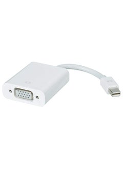 erorex Mini Display Port DP to VGA Cable Adapter Converter - WHite  - Image 1