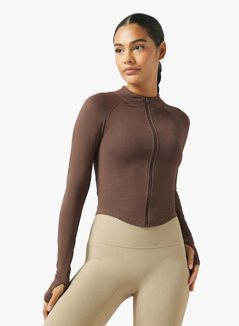 Frwd Zip Up Sculpting Seamless Training Jacket
