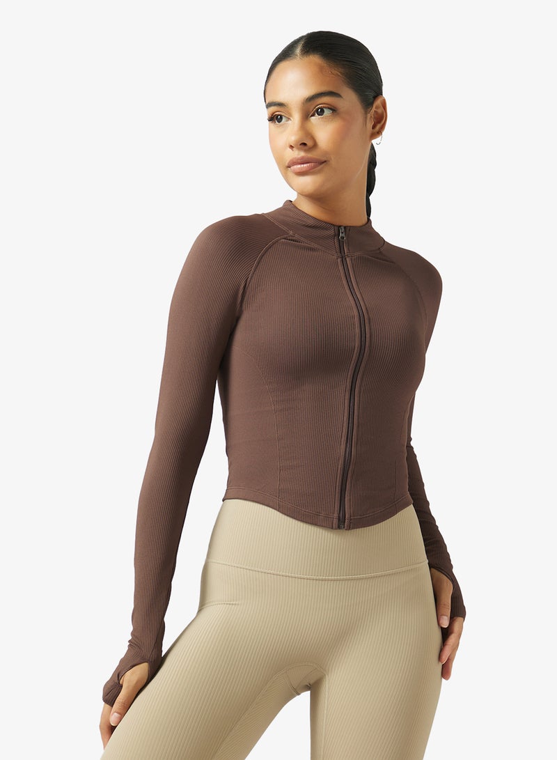 FRWD Zip Up Sculpting Seamless Training Jacket - Image 1