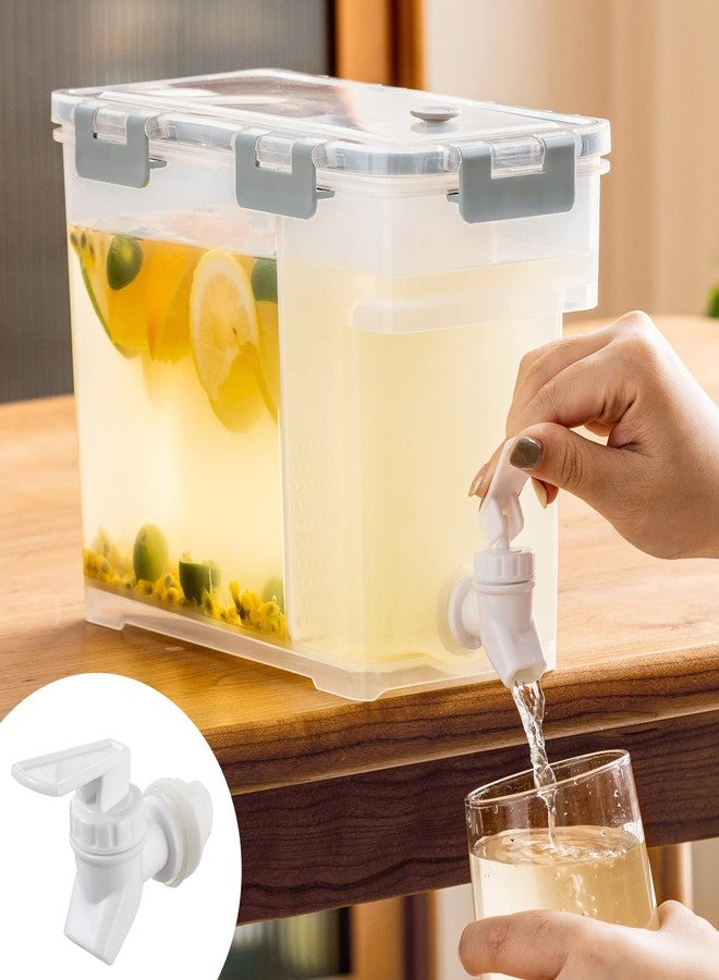 Lingerlanden Cold Kettle with Faucet, 6L Refrigerator Juice Water Pitcher, Home Plastic Beverage Dispenser, Filter Drink Container for Home, Kitchen, Camping, Party - Image 1