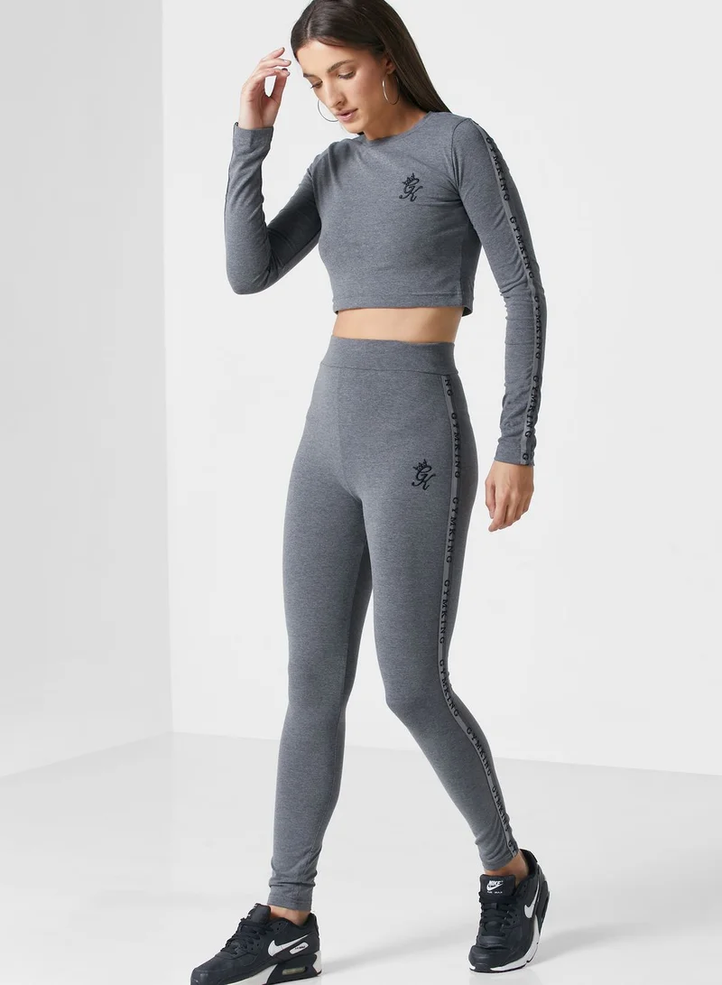 Gym King Logo Cropped T-Shirt