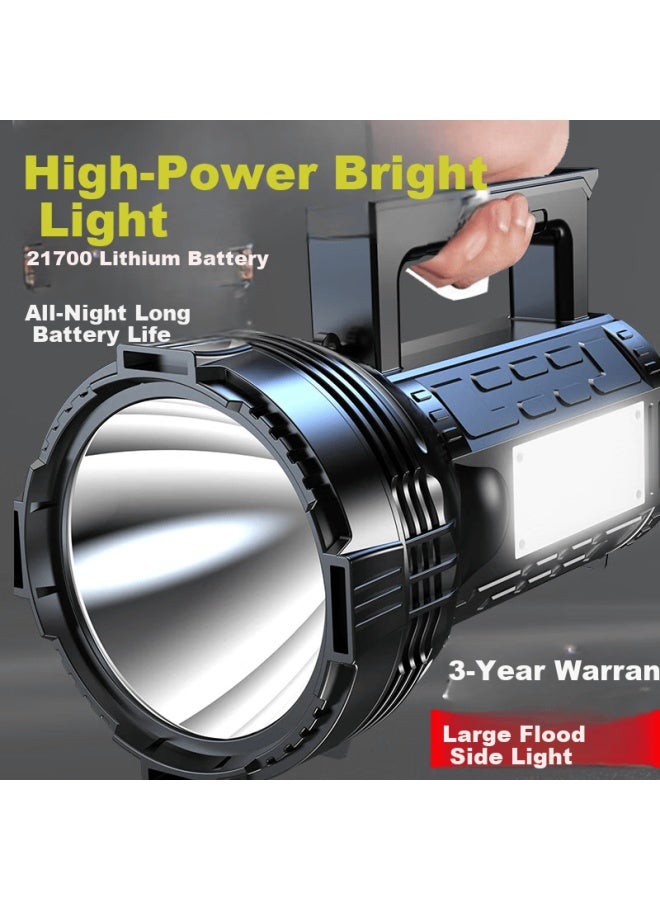 General of Light Guangming General High-power Rechargeable Flashlight Portable Spotlight Outdoor Long-range Emergency Lighting - Image 1