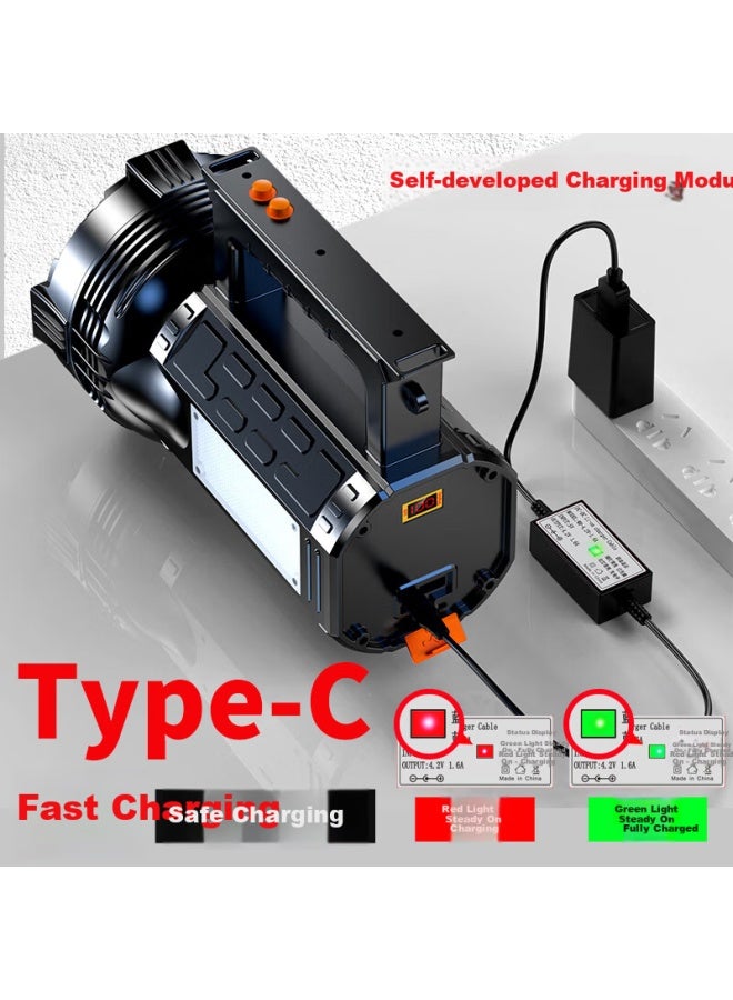 General of Light Guangming General High-power Rechargeable Flashlight Portable Spotlight Outdoor Long-range Emergency Lighting - Image 3