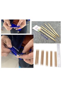 55Pcs 5.1 Inch Length 11 Size Of Diameter Double Pointed Bamboo Knitting Needles (5'' Set 11) - pzsku/Z5437748069CCAC57C008Z/45/_/1720074355/662d33c5-2064-4473-868b-7906da7da751