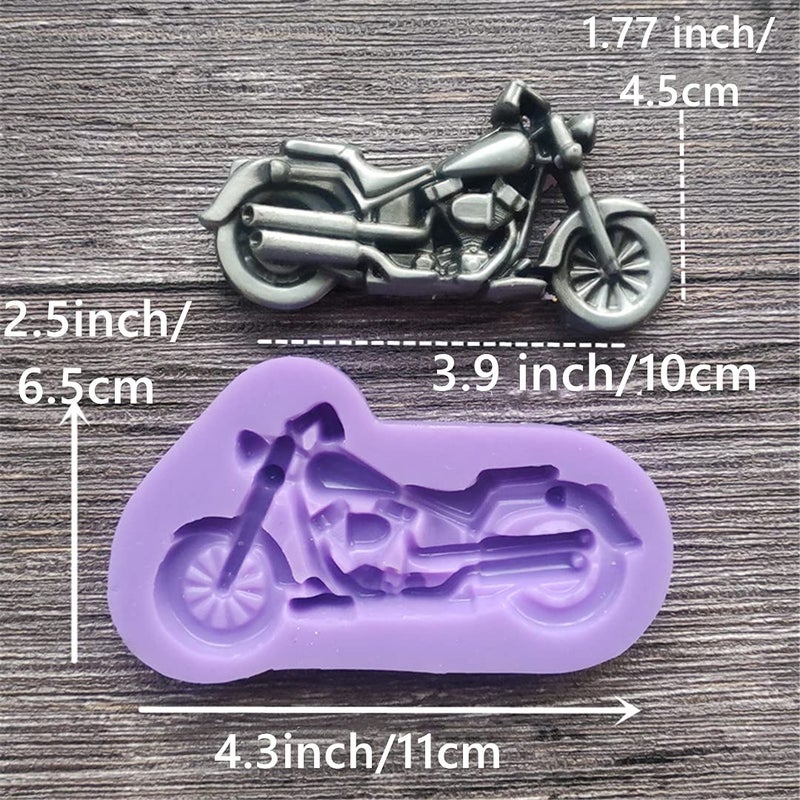 Dekostar قوالب سيليكون للدراجات النارية لعمل كعكة الفوندان والآيس كريم وموس الفوندان والشوكولاتة والبودينغ والهلام بواسطة رنلوو - Image 3
