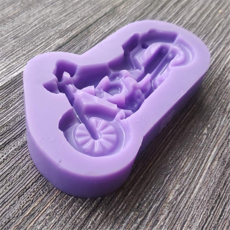 Dekostar قوالب سيليكون للدراجات النارية لعمل كعكة الفوندان والآيس كريم وموس الفوندان والشوكولاتة والبودينغ والهلام بواسطة رنلوو - Image 4