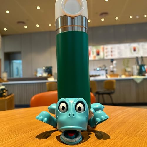 JOD®Turtle Cup Holder,Turtle Coaster with Funny Expression, Cup Holder with Liftable Limbs & Expressive Face for Turtles,Tortoise Lover Gag Gifts Home Decor(Blue) - Image 5