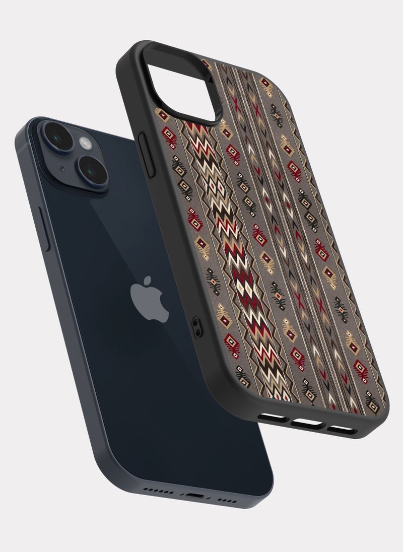 بكسلات كفر ايفون 14 بلس نمط شمالي رمادي - Image 2