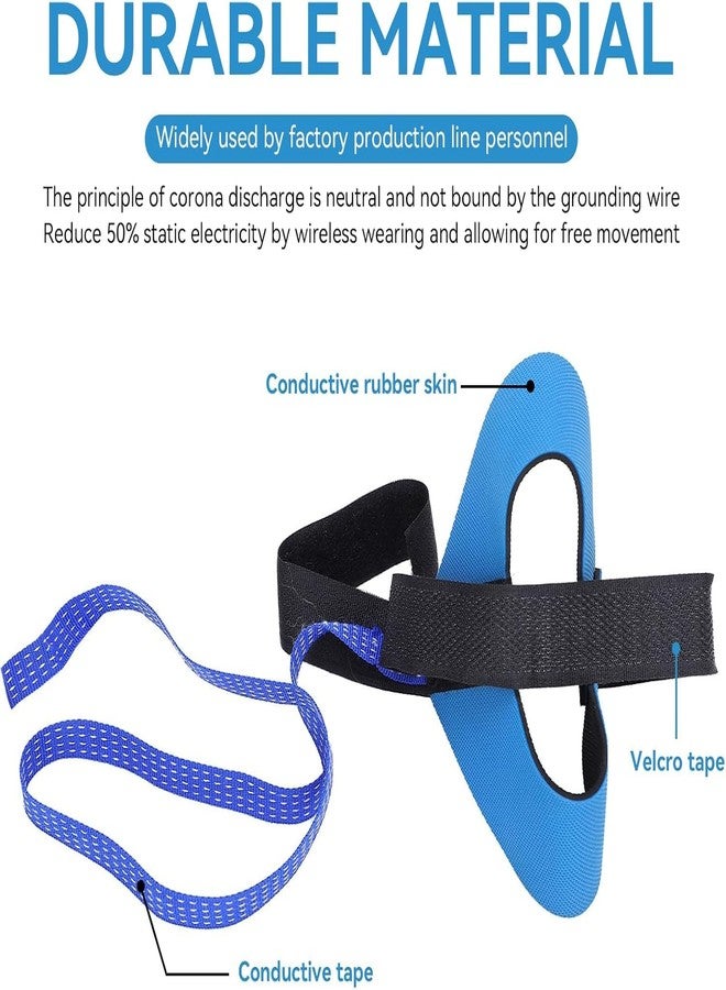 SCHOFIC [PACK OF 5] ESD Heel Strap Adjustable Anti Static 1M Ohm ESD Reusable Footstrap for Grounding - Image 3