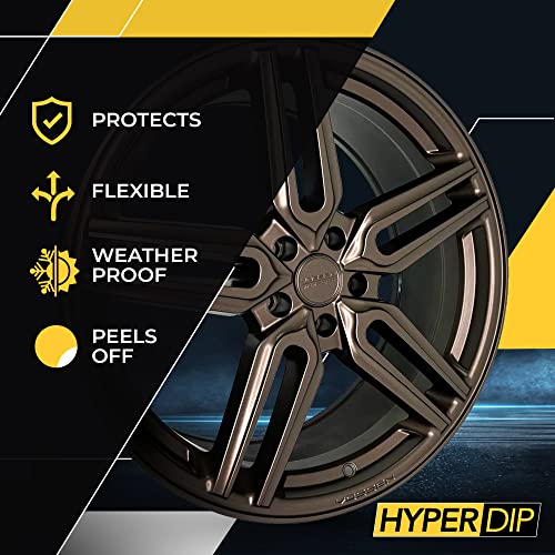 DipYourCar دهان هايبر ديب من DipYourCar.com - علبة من طلاء السيارات القابل للرذاذ - حماية طلاء قابلة للإزالة للسيارات - طلاء ساتين برونزي - Image 2