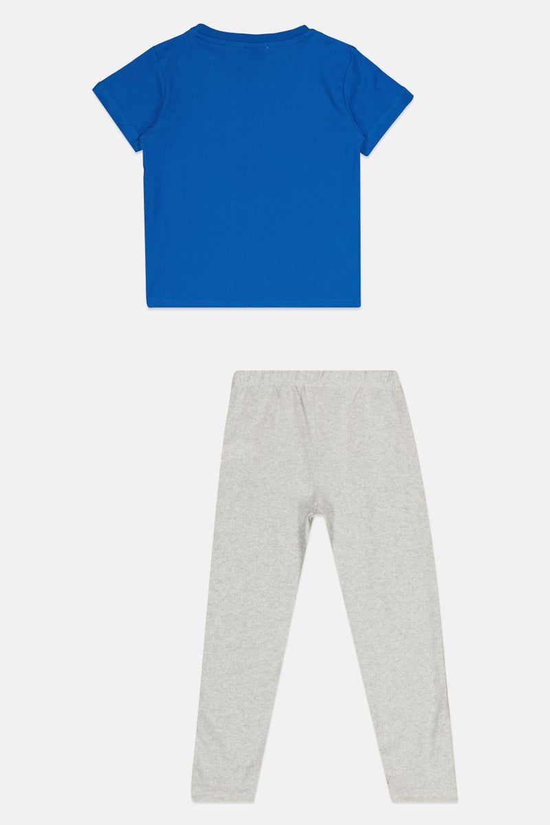 MARVEL Toddlers Boy 2 Pieces Spiderman Short Sleeve Pajama Set, Multicolor - Image 2