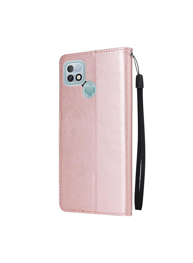 S-TOP Case For Infinix Hot 10i Multifunctional Horizontal Flip Leather Case with Three Card Slot - Image 3