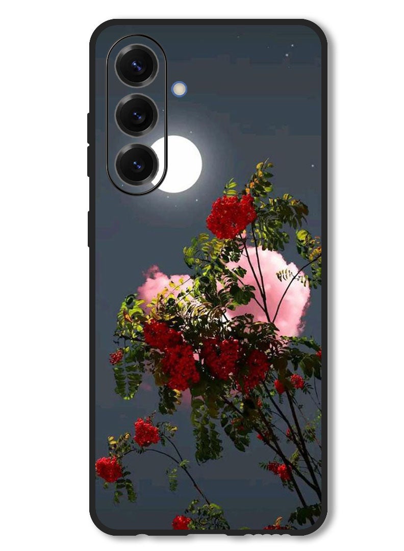Theodor Case Compatible with Samsung Galaxy F56 6.74 Inch Protection Shockproof Bumper Cover Moon Shining - Image 1