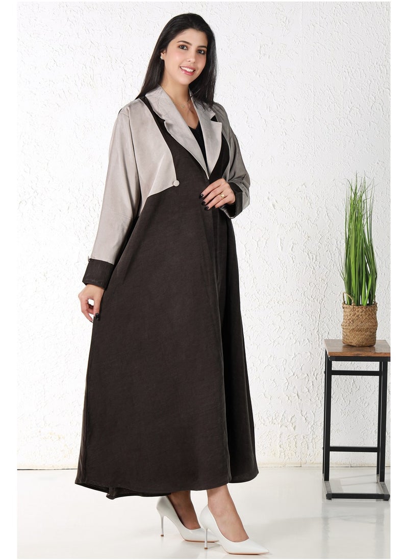 Brown and gray abaya - pzsku/Z5437EB15ACB65A50B0FCZ/45/_/1707896655/c6a19a67-a4f5-4f0d-aa1a-f617e189649a