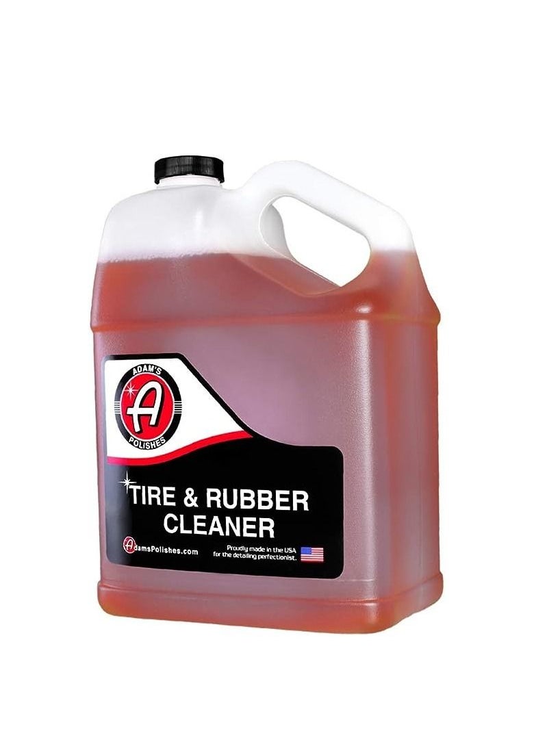 Adam's Polishes - Adam's Tire & Rubber Cleaner (Gallon) - Removes Discoloration From Tires Quickly - Works Great on Tires, Rubber & Plastic Trim, and Rubber Floor Mats. - Image 1