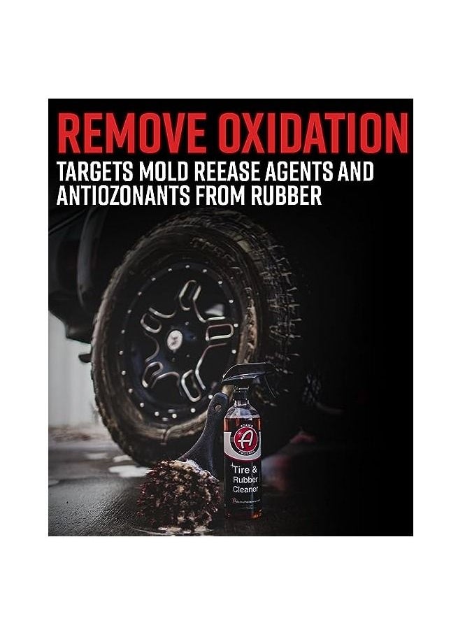 Adam's Polishes - Adam's Tire & Rubber Cleaner (Gallon) - Removes Discoloration From Tires Quickly - Works Great on Tires, Rubber & Plastic Trim, and Rubber Floor Mats. - Image 1
