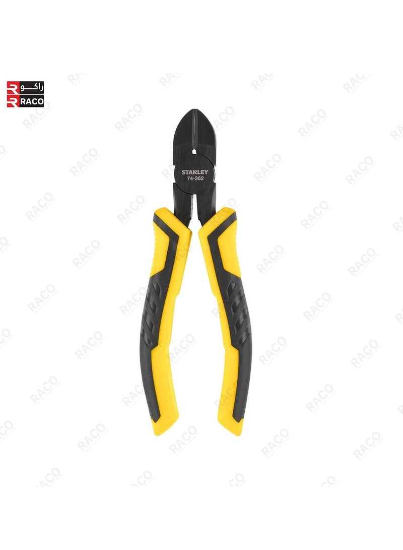 RACO Stanley Dynagrip Pliers Set | 3 Piece 150mm Combination, Diagonal Cutting, Long Nose, Black and Yellow - Image 4