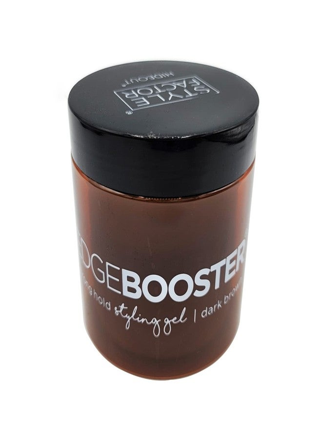EDGEBOOSTER Style Factor Edge Booster HIDEOUT Styling Gel 16.9 Oz | Darkens Gray Hair with Strong Hold and High Shine (Dark Brown), 1.06 Pound (Pack of 1) - Image 2