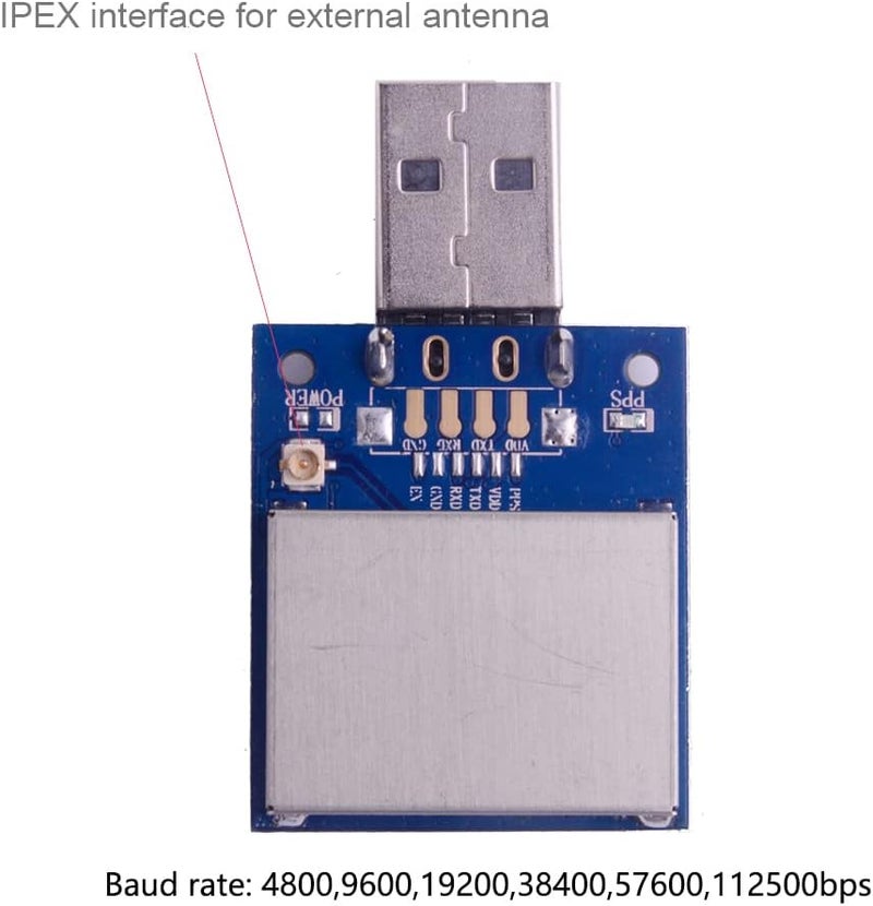 Stemedu USB GPS Module GLONASS Beidou GPS Dongle Built-in Ceramic Antenna, Better Than VK-162 VK-172 - Image 2