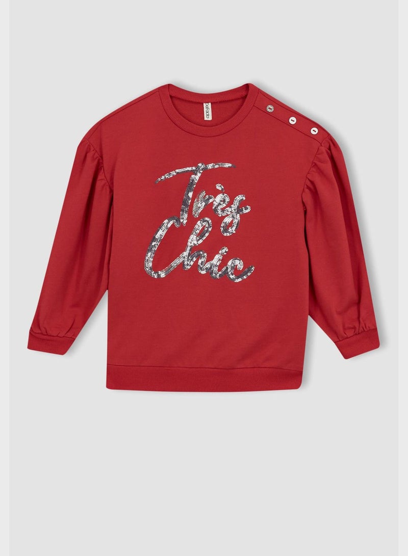 DeFacto Kids Graphic Print Sweatshirt - Image 1