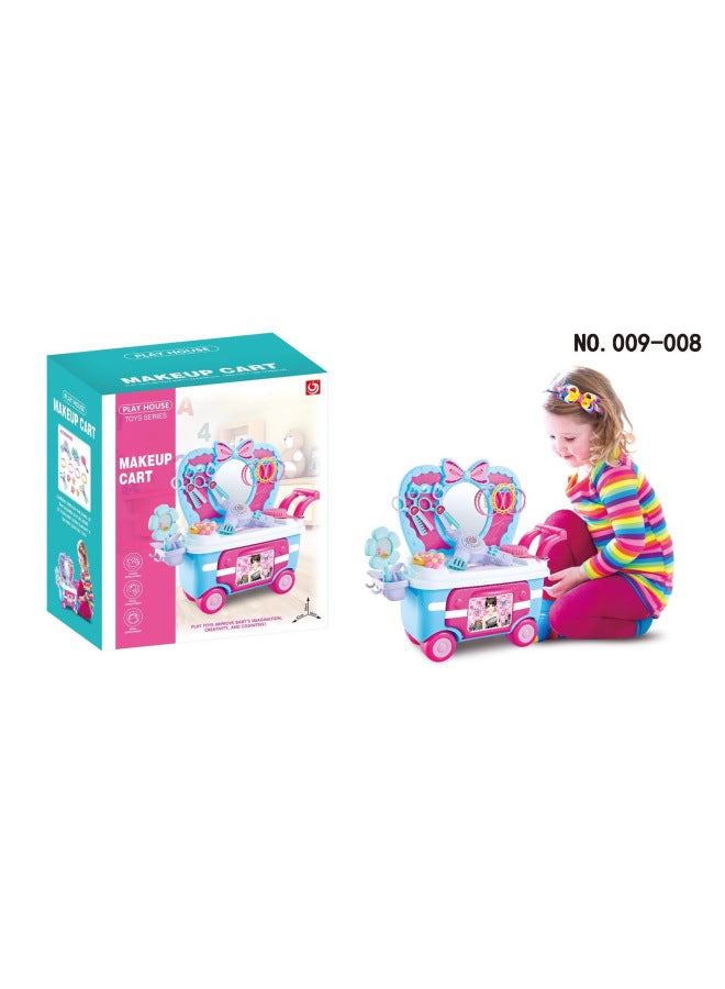 Jewelry Cart Role-playing Children's Toy Set Kitchen Cart-Color:009-008 - Image 2