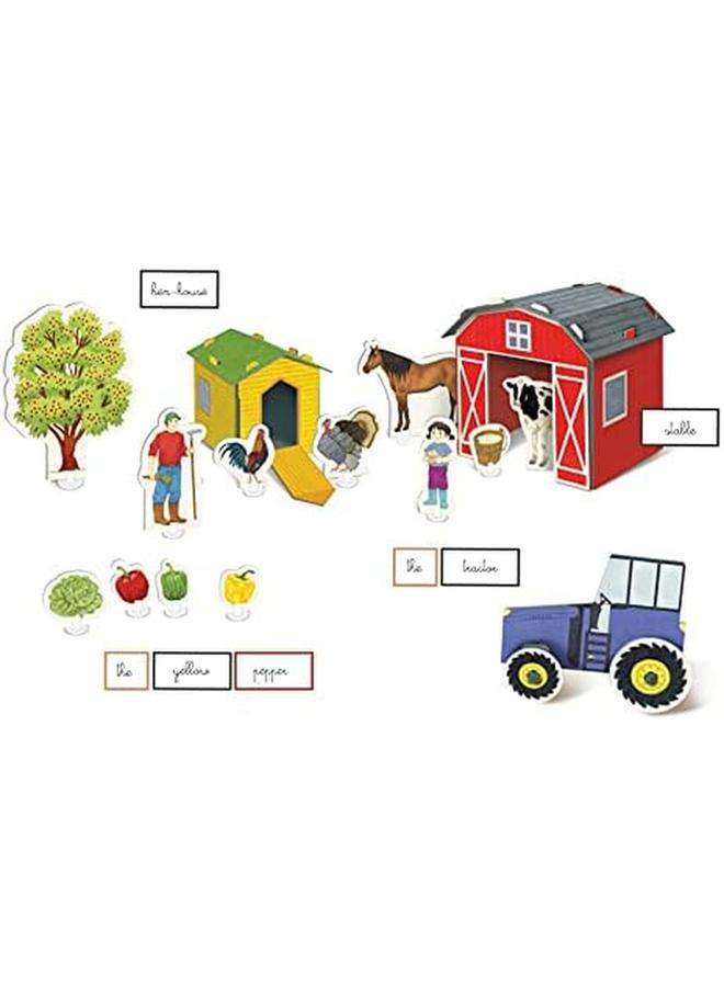 Clementoni Montessori The Farm Set To Learn Words For Age 3 Years Plus Years Old - Image 2