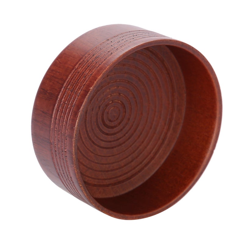 Wooden Shaving Soap Bowl Cup Mug Tool Natural For Man Shaver Razor Cleansing Foam Round - Image 3