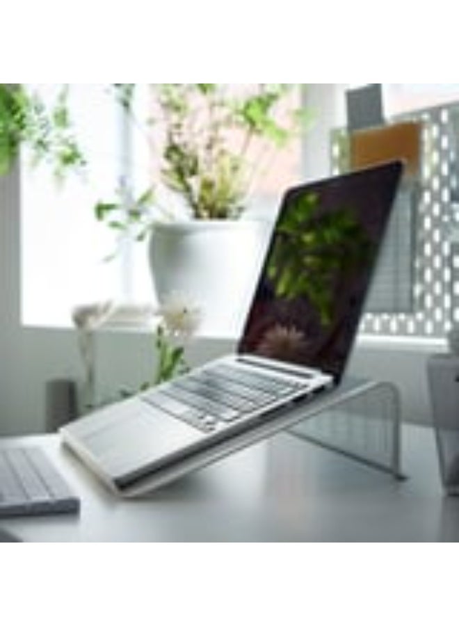 أيكيا حامل كمبيوتر محمول/لابتوب مائل من ايكيا (IKEA) - تصميم شبكي أبيض - Image 2