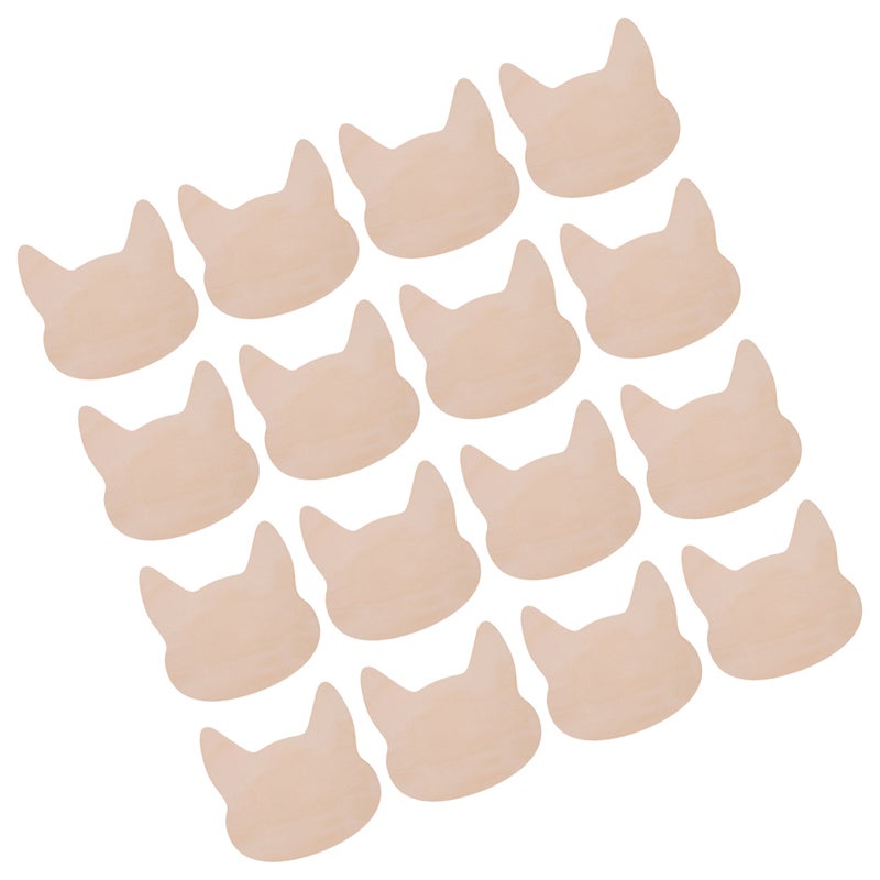 12pcs Unfinished Wood Cat Cutout Halloween Cat Cutout Diy Crafts Wall Decoration And Ornaments For Pet Cat - Image 1