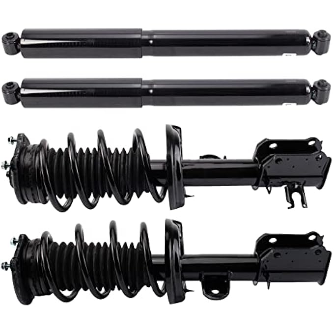 TRQ Front Complete Struts  Rear Shocks Kit Compatible With 20152020 Ram Promaster City - Image 2
