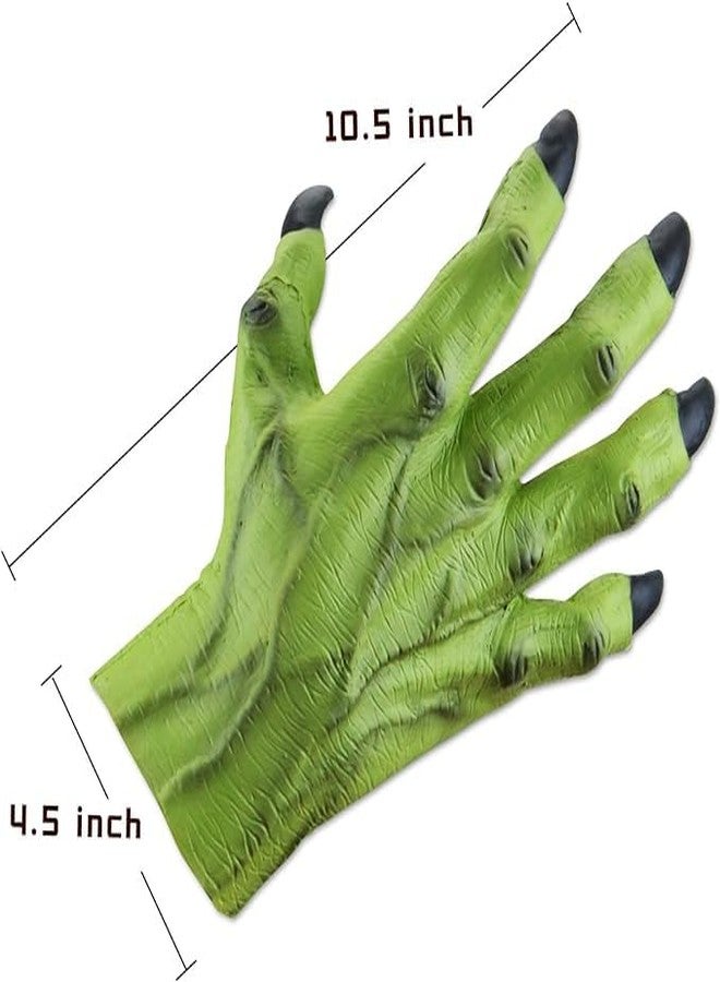 AICKER Monster Hand Gloves for Adults Stretch Gloves Zombie Gloves for Teens Dress Cosplay Christmas Halloween Gifts - Image 3