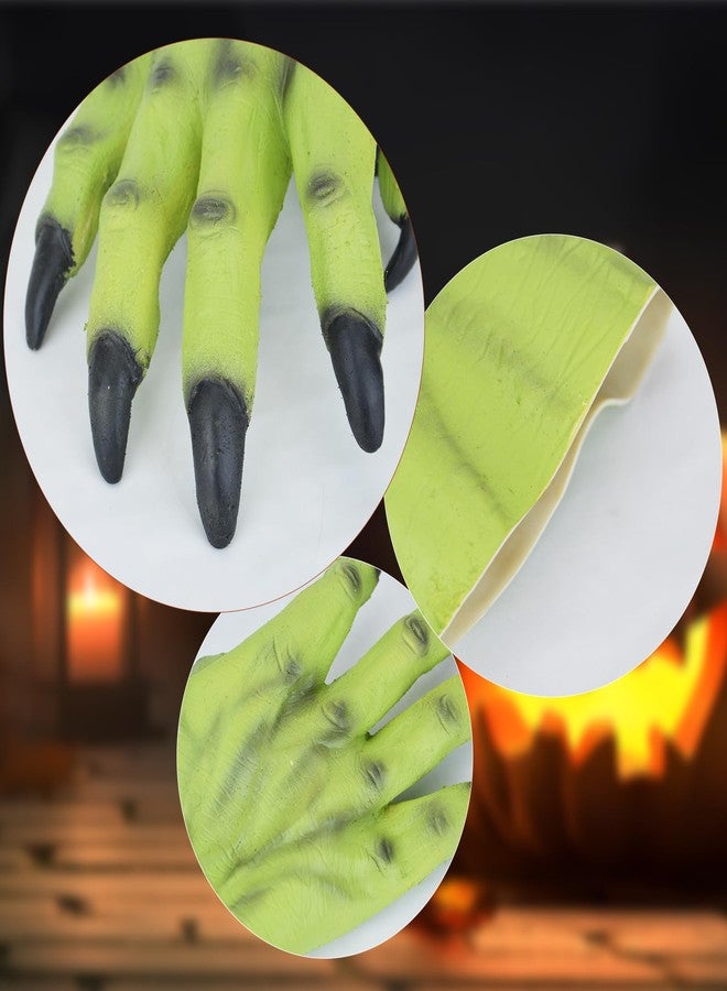 AICKER Monster Hand Gloves for Adults Stretch Gloves Zombie Gloves for Teens Dress Cosplay Christmas Halloween Gifts - Image 4