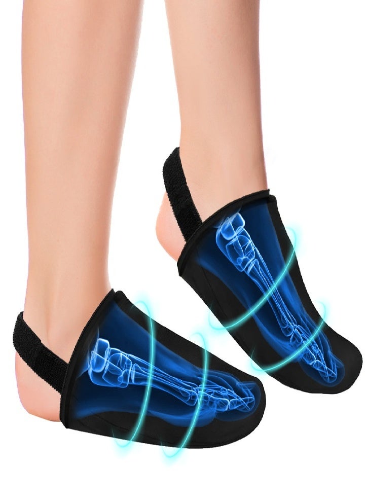 عبوة ثلج جل مطورة لمقدمة القدم، عبوة ثلج جل قابلة لإعادة الاستخدام للقدم، مناسبة للعلاج الساخن والبارد، مناسبة لالتهاب أوتار القدم، والتعافي بعد الجراحة، والإصابات الرياضية (للجنسين) - Image 1