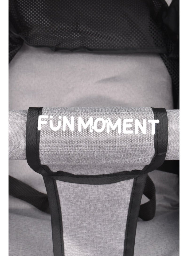 لحظة مرح عربة اطفال للسفر خفيفة الوزن مزودة بمظلة قابلة للطي - Image 3