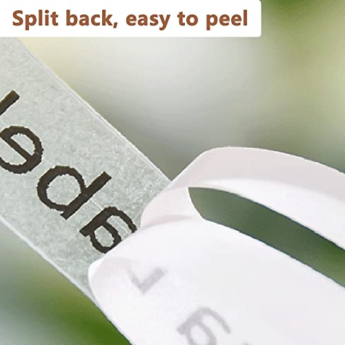 Hehua Tze Tz Tape 24mm 0.94 Laminated Clear Tape Compatible for Brother P-Touch TZe-151 TZe151 TZ-151 TZ151 for Ptouch PT D600 D610 P710bt, 1'' x 26.2ft Black on Clear, 3 Pack - Image 4