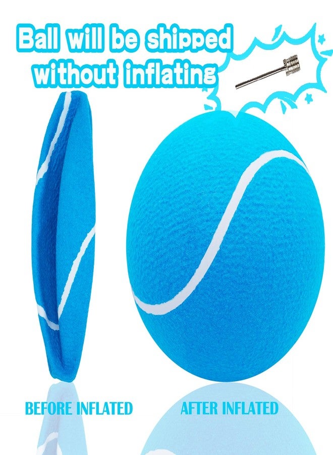 Banfeng Big Tennis Ball for Dogs, Giant Dog Tennis Ball Toy Large Outdoor Sports Gift for Small Medium Large Dog (Sky Blue, 9.5 inch) - Image 3