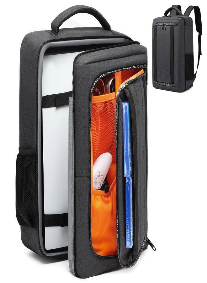 GOTECH Travel Backpack for PS5, Protective Carrying Case Bag for 17.3’’ Laptop, Controllers, Game Discs and More Gaming Accessories, PS5 Carrying Case with Multiple Pockets - Image 1