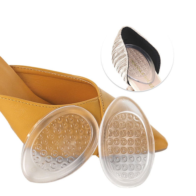 1 Pair of Gel Heel Pads Non Relieve Cushion Plantar Heelpiece Foot Care Protector - Image 4